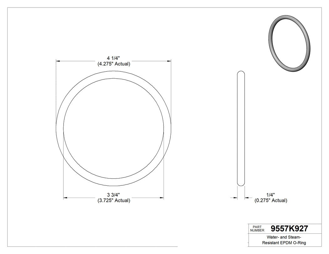 Technical drawing - 9557K927